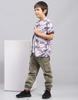 MONTE CARLO Boys Pink & White Printed Round Neck Half Sleeve Pack of T-Shirt & Shirt