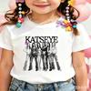 New Katseye Merch  Kids T Shirt Harajuku Fashion Streetwear KATSEYE Printed Design T-Shirt Girl Vintage Short Sleeve Tee