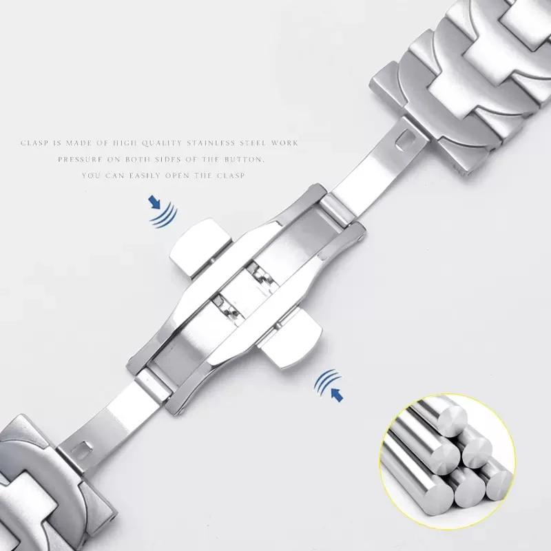 Твердый ремешок из нержавеющей стали для часов Panerai Pam441 111 382 — фото 4