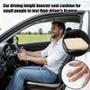 Driver Seat Booster Non-Slip Hip Support Car Seat Booster Adult Short Driver For Tailbone Fatigue Relief Truck SUV RV Sedan