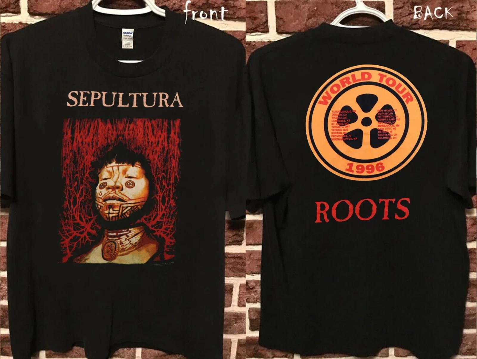 Vintage 1996 Sepultura Roots World Tour T-Shirt, Sepultura T-Shirt, Sepultura T- S
