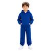 Boys Girls Adaptive Hooded One Piece Jumpsuit Long Sleeve Back Crotch Zip Bodysuit with Pocket for Outdoor Play