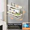 Metal Magnetic Basket Organizer Holder Space Saving Storage Rack High Quality Refrigerator Shelf
