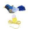 Interactive Cat Teaser Toy with Bird Sounds - Self-Play Energy Expender for Kittens