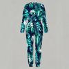 Women Crew Neck Long Sleeve Top And Straight Trousers Two Piece Comfortable Daily Matching Outfit