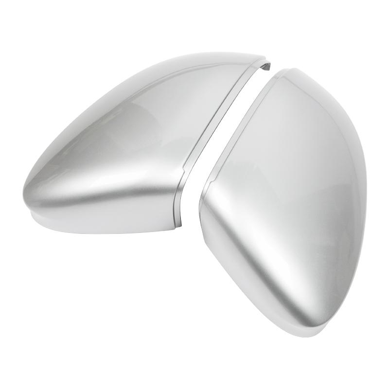 For VW Golf  8 MK8 ID3 2020 2021 2022 Mirror Covers Caps RearView Mirror Case Cover Matt Silver Covers