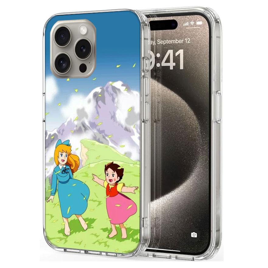 Heidi Cartoon Cases Phone Case For Iphone 17E 16E 17 Air 16 Pro Max 15 Pro 14 Plus 11 13 12 Mini Cover Cases Compatible with Sui