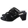 VALENTINO RockStuds Mesh Slide Sandals shoes 40 blackUsed