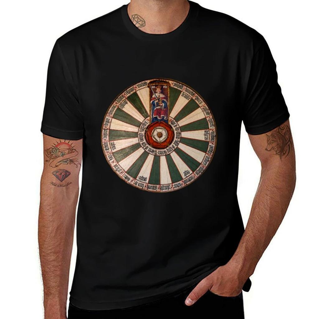 Knights Of The Round Table Tshirt Basic Casual Short Sleeve Cotton Shirt Tshirt