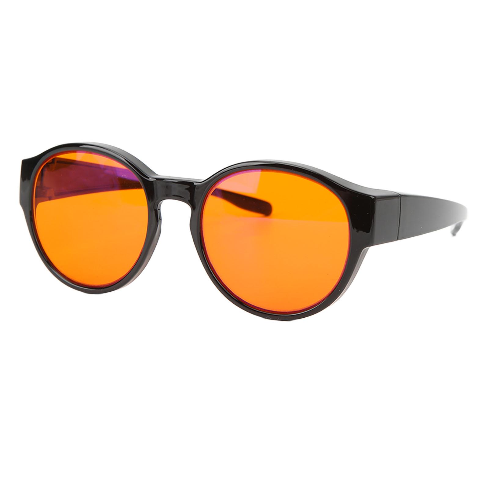 Blue Light Blocking Glasses Powerful Professional Filter Prevent Gaming Fatigue Glare UV Eyestrain Round PC