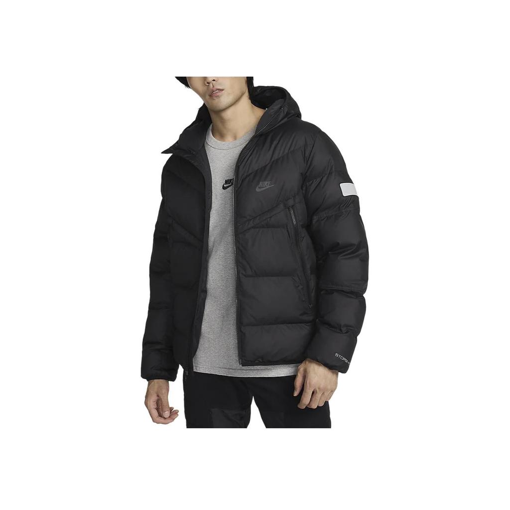 Nike Sportswear Primaloft Air Max Series Windrunner Logo Print Warm Jacket Men Jackets Black HF6603-010