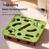 Cat Puzzle Box: Self-Play Boredom Relief Toy with Maze, Bell Ball, and Digging Holes