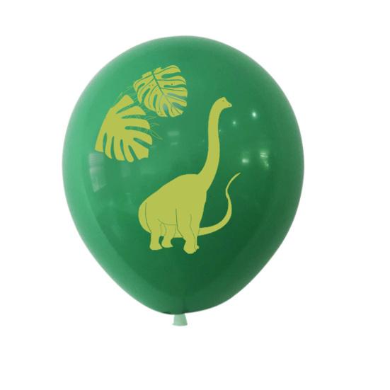 1 Set 12 Zoll Emulsion Dinosaurier Ballon Set Happy Festival Geburtstagsballons Kit für Zuhause