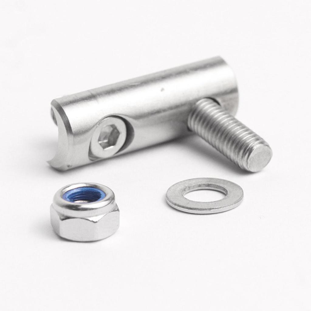 Road Bike Front Derailleur Extender Stainless Steel Parts Derailleur Hanger Extender for Mountain Road Cycling Outdoor Biking