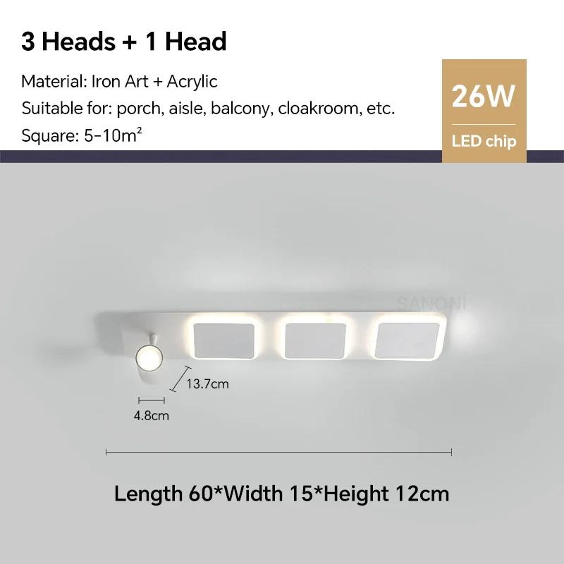 

Современные светодиодные потолочные люстры с точечным освещением для прохода, гостиной, столовой, спальни, интерьера, домашнего декора, светильники Cool White(no RC)