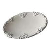 Embossed Jewelry Tray, Vintage Small Trinket Holder Dish for Rings, Necklaces, Bracelets, Keys, Decorative Dresser Storage Organizer Tray for Women,