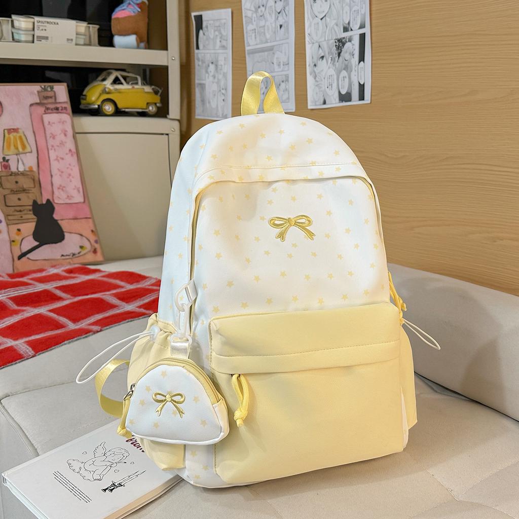 Schoolbag New Small Fresh Junior High School Student Schoolbag Girl Ins Niche College Student Class Backpack Backpack Large Capacity