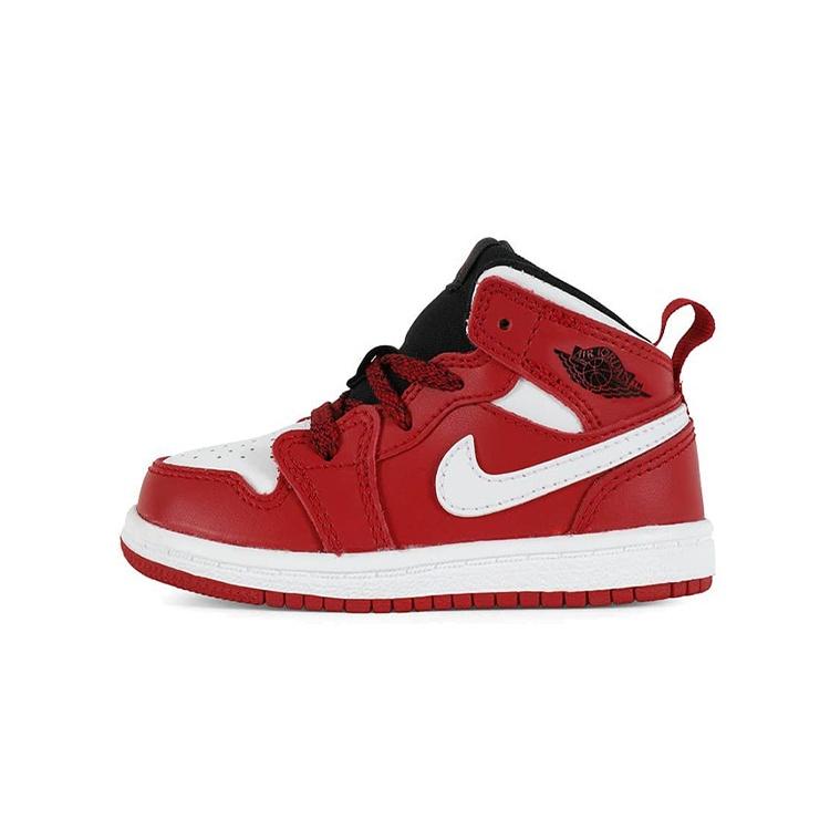 (TD) Air Jordan 1 Mid Red Baby 640735-605 EU 27