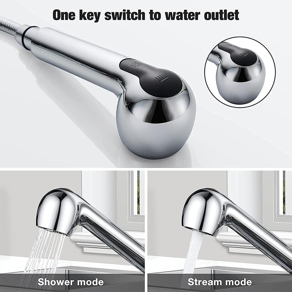 2 Functions Shower Head Bidet Spray Shower Mixer Tap Handset Pull Out