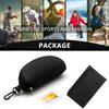 KDEAM Unisex Square Polarized Sunglasses Outdoor Retro Style Lightweight Comfortable Fashion Women Sun Glasses With Hard Case