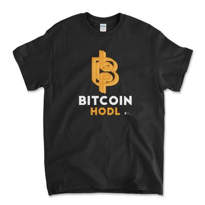 Bitcoin BTC Crypto Kryptowaluta Altcoin HODL Czarny T-shirt UPC67 Unisex T-shirt