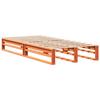 VidaXL Bed Frames Cherry Brown 90x200 Cm Solid Pine Wood, Bed, Solid Wood Bed Frame, Bedroom Furniture, 850835