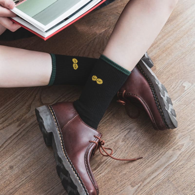 REDSSOCKSOO Rss Smile Socks 3color Rssw078