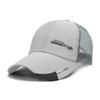 Einfache Trucker-Kappe Einfarbige Baseballkappe Herren Mesh Atmungsaktiv Sonnenschutz Kappen Label Stick Snapback Sonnenhut Sommer Golf Baseballkappe
