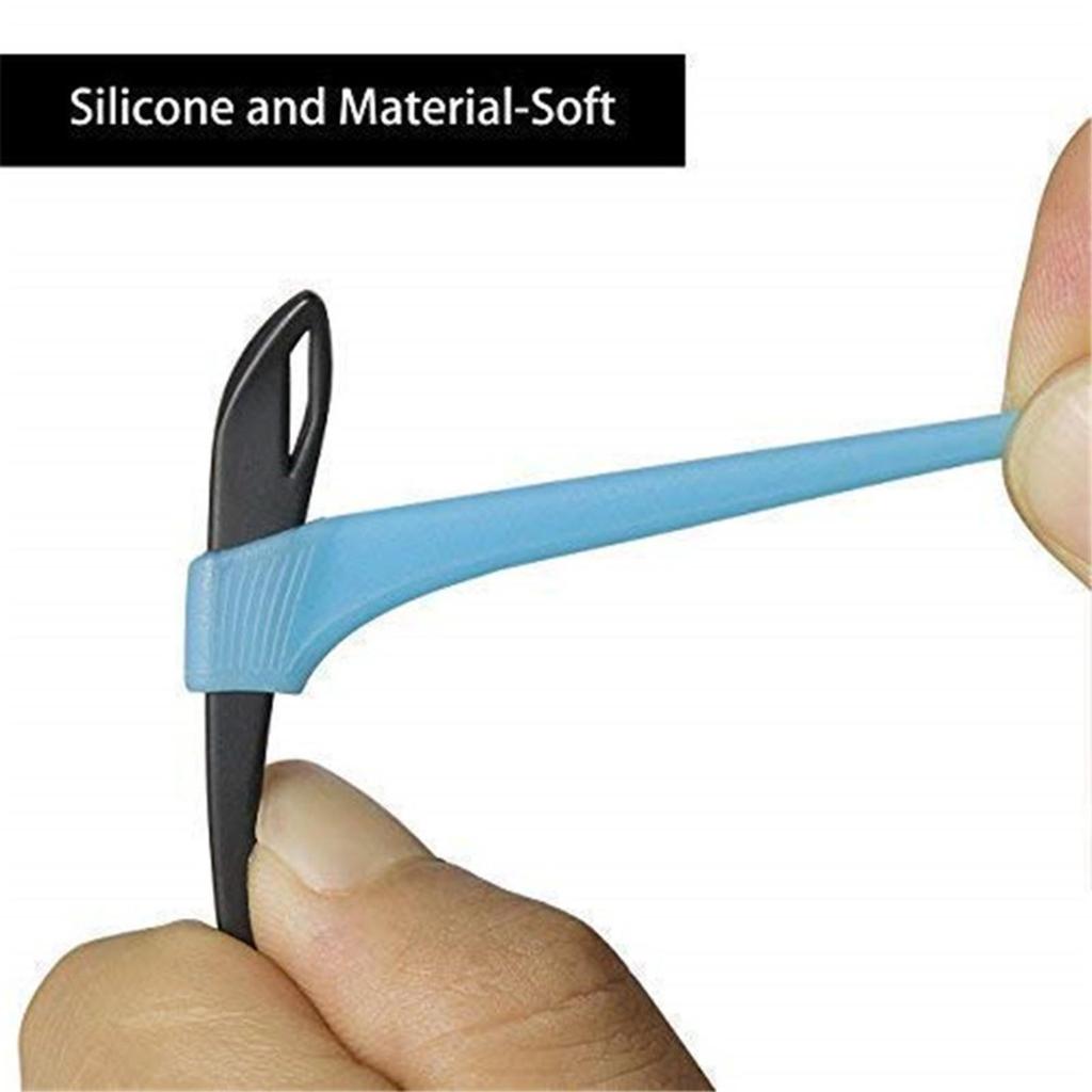 2 Pieces Anti Slip Eyeglass Ear Grip Hook Comfortable for Kids and Adults 