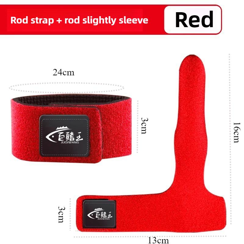 

Reusable Fishing Rod Strap Protective Rod Tip Cover Lure Fishing Rod Fixing Strap for Angling Fishing Tackle Accessories красный