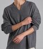 Beoteunseoul Minimal Slit Neck Knit (Gray)