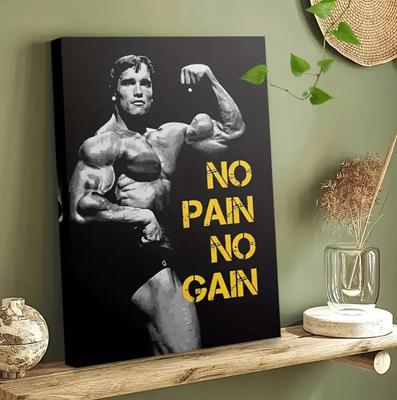 Muskelmann Fitnessstudio Motivierendes Wandposter