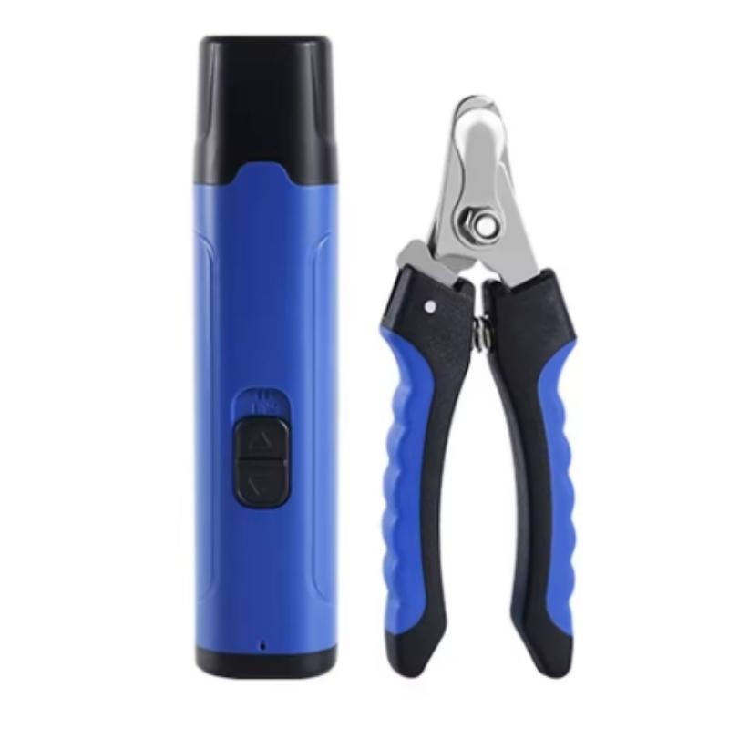 

Профессиональная пилка для когтей питомца Портативный уход за когтями собаки Эргономичная пилка для когтей питомца Низкий уровень шума Когтерез для питомца собаки щенка кошки синий