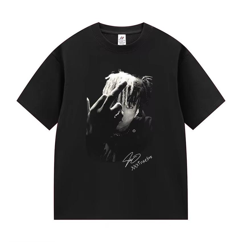 

Rapper XXXTentacion Album 2026 Graphic T Shirt Men s Hip Hop Retro Style Short Sleeve T-shirts Casual Cotton T-shirt Streetwe... S разноцветный