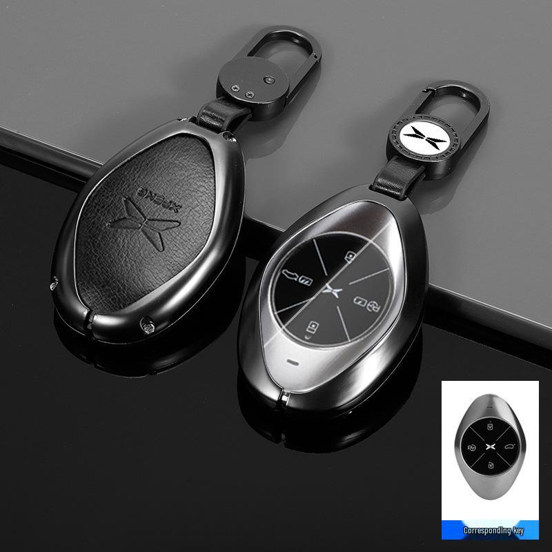 Xpeng Car Key Case for Models G3i, P7i, P5, G9, G3i, G6 - Protective Shell & Buckle
