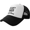Epic Shit With Basic People Trucker Hat Polyester Mesh Snapback Cap Casual Unisex Adjustable