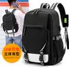 Blank Backpack Usb Charging Port Backpack Outdoor Travel Student School Bag