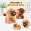 Plush Cow Toy with Walking, Tail Wagging and Mooing Functions, Requires 2 AA Batteries (Not Included)