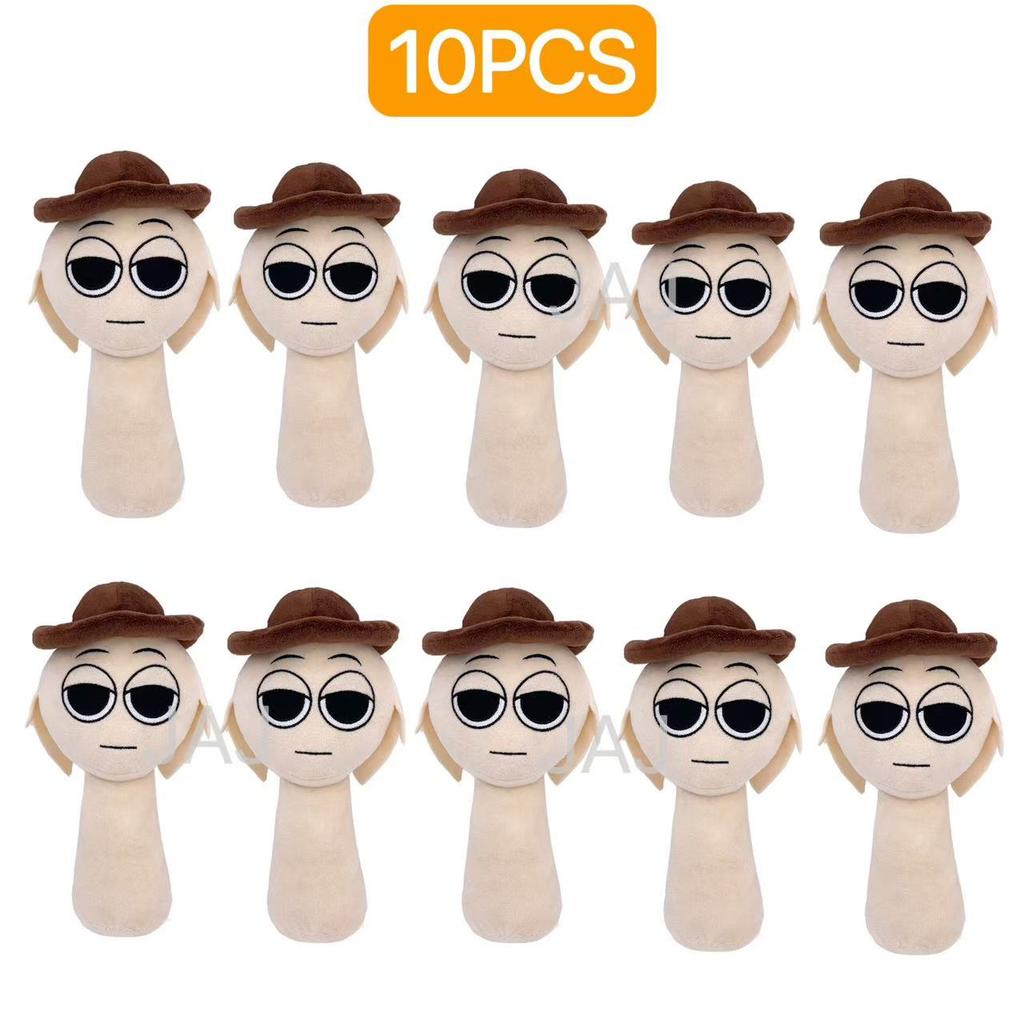 10-20pcs Sprunki Plush Toys Plush Doll Sprunki Game Cartoon Pillow Kids Birthday Gifts Stuffed Dolls Christmas Gift