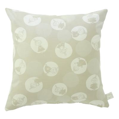 Quarter Report Moomin Cushion Bubble Dot My 45 X Jacquard Zipper Made In Japan (MOOMIN) Cover, Sandwich, Approx. 45cm, Weave, Closure,