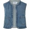 Жилет Женский Pcbell Cropped Denim Regular Fit Denim (17163184) Синий