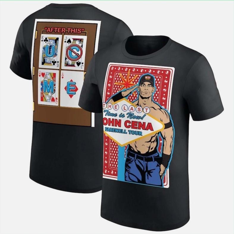 

1 NEWJohn Cena Farewell Tour 2025 Las Vegas Black T-Shirt Unisex T-Shirt L