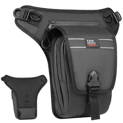 KEMIMOTO Bike Leg Bag, 6.6 Gal (2 L) Capacity, Leg Pouch, Hip Bag, 3