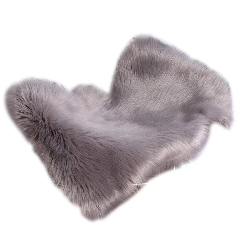 European-Style Faux Wool Plush Rug: Living Room, Sofa, Bay Window, Bedside, Coffee Table, Long-Pile Decor
