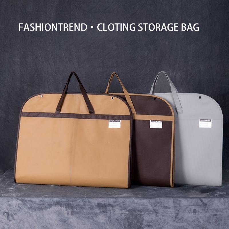 Durable Garment Bags with Zipper Closure - Portable & Foldable, Dustproof Suit Covers for Wedding Dresses, Clothes Storage