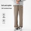 Baleno Men's 2026 Spring/Autumn Chenille Straight-Leg Casual Pants