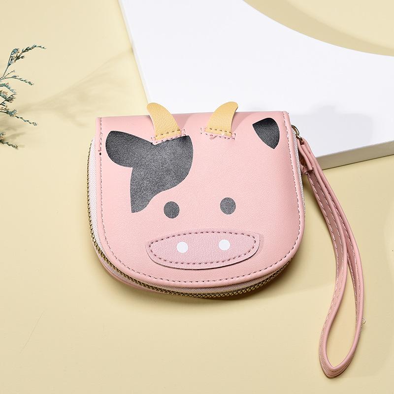 Small Wallet Women's Wallet Short Girl Student Fashion Cartoon Change Bag Wallet