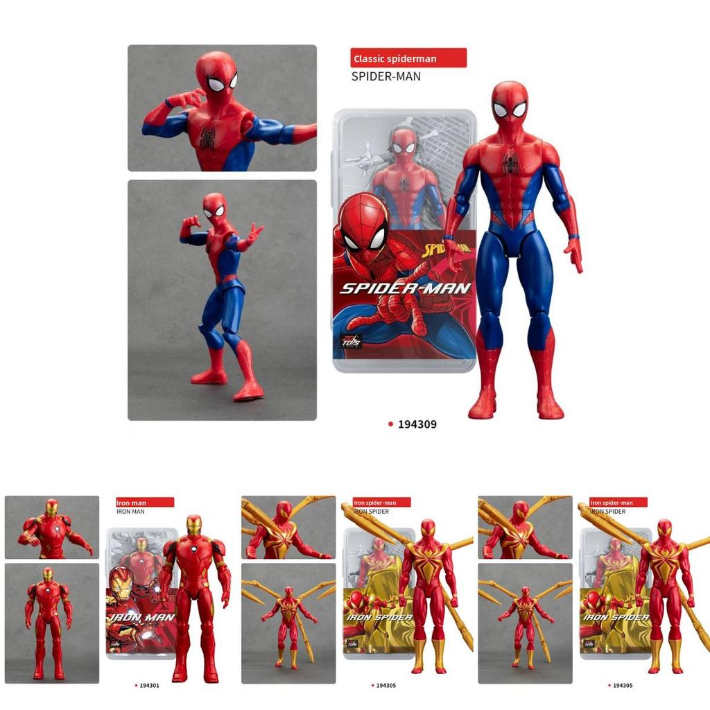 Marvel Avengers Pvc Toy Figures With Storage Box For Display And Gift Ideas