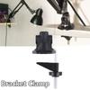 DIY Metal LED Light Accessories For Mic Stand Lighting Desk Lamp Clip Light Holder Bracket Clamp Camera Flash Holder