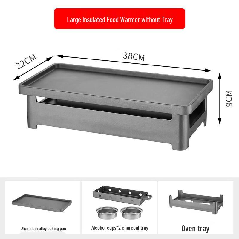 Kashicong Commercial Charcoal/Alcohol BBQ Warming Oven